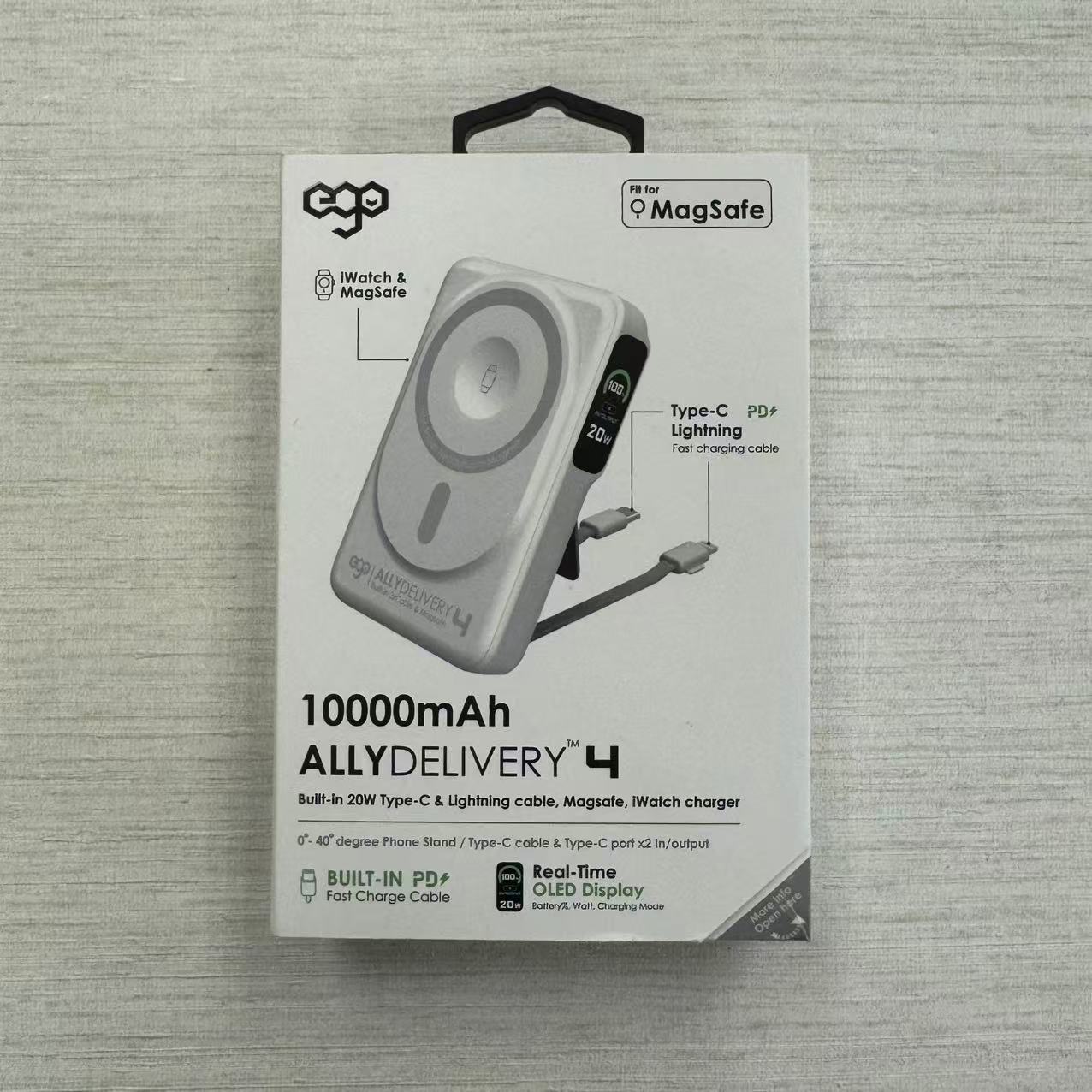 EGO AllyDelivery 4 @Magsafe 10000mAh 6in1 移動電源 #1630 ( 陳列品/瑕疵品特價出售 )