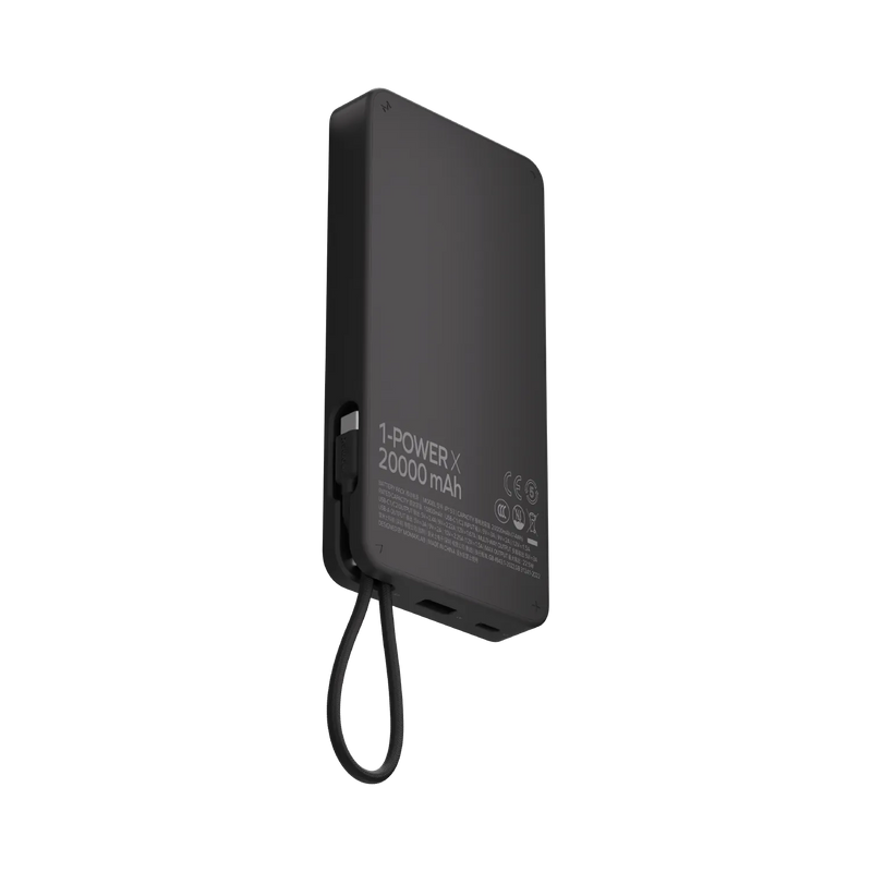 MOMAX 1-Power X 20000mAh 內置線流動電源 IP153