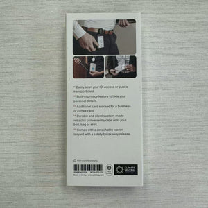 ORBITKEY ID Card Holder輕便證件卡包 連掛繩 #1571( 陳列品/瑕疵品特價出售 )