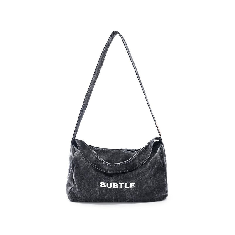 SUBTLE Rawmad(E) Denim Traveler Duffel 復古牛仔側肩包