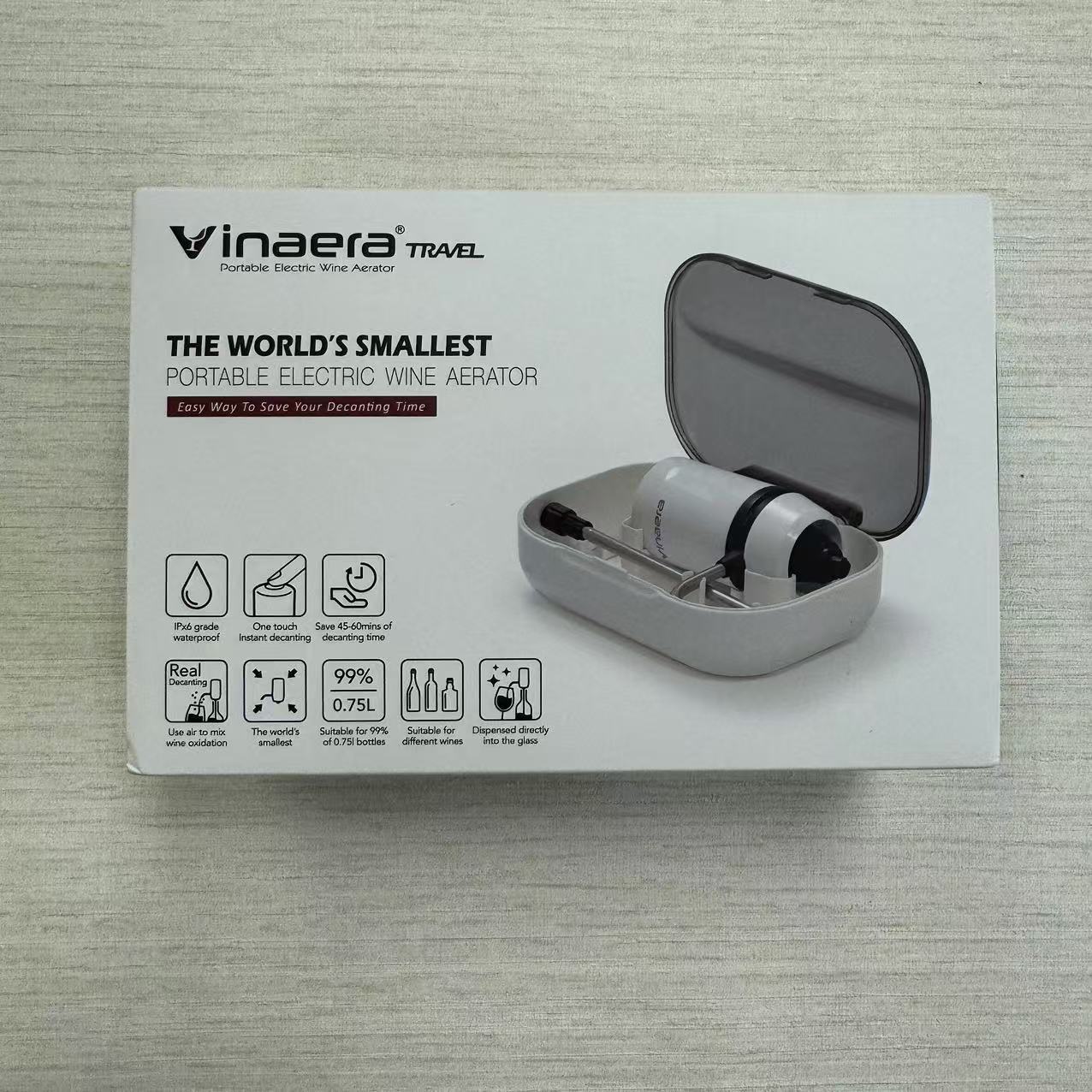 VINAERA Travel 便攜式醒酒器 #1408 ( 陳列品/瑕疵品特價出售 )