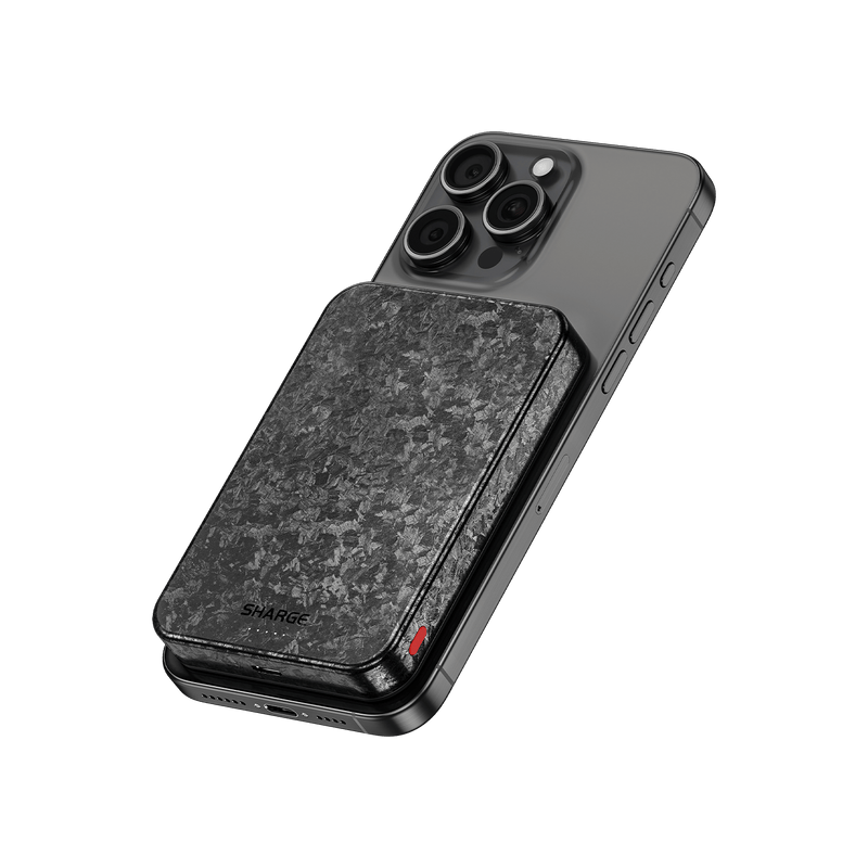 SHARGE Qi2 碳纖維磁吸行動電源10000mAh C2