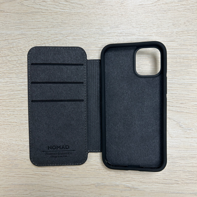 NOMAD Rugged Folio iPhone 12 mini 真皮保護套