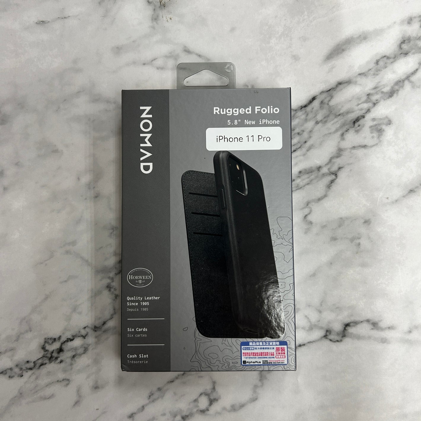 NOMAD Rugged Folio iPhone11 Pro 功能性保護套 #1308( 陳列品/瑕疵品特價出售 )