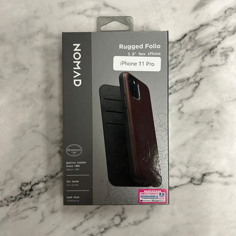 NOMAD Rugged Folio iPhone11 Pro 功能性保護套