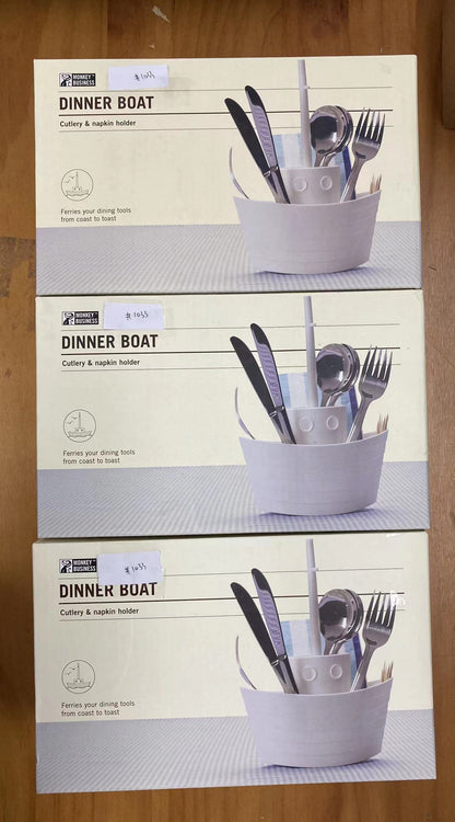 以色列 Monkey Business Dinner Boat Cutlery Holder 船形餐具架 #1033 ( 陳列品/瑕疵品特價出售 )